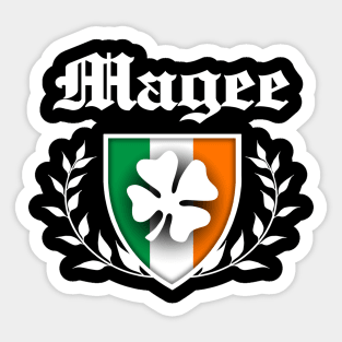 Magee Shamrock Crest Sticker